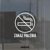 Naklejka na witrynę szybę Zakaz Palenia, Naklejki reklamowa