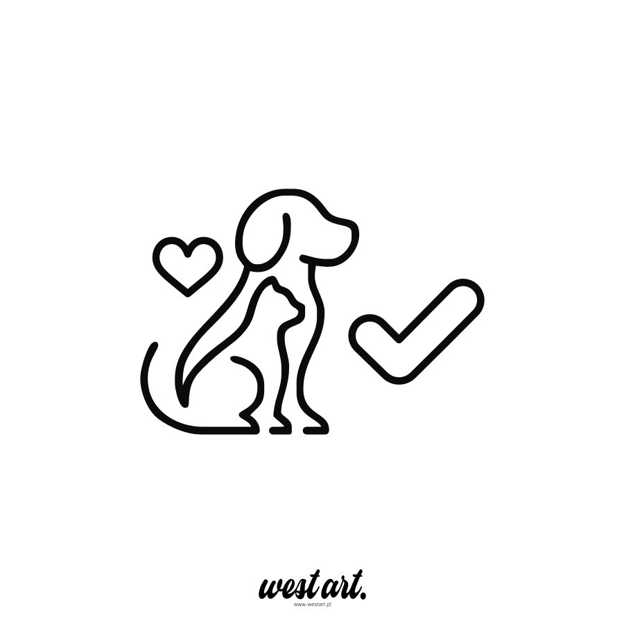 Naklejka na auto tira busa taxi bolt uber szybę Pojazd Przyjazny Zwierzętom, Naklejki na samochód