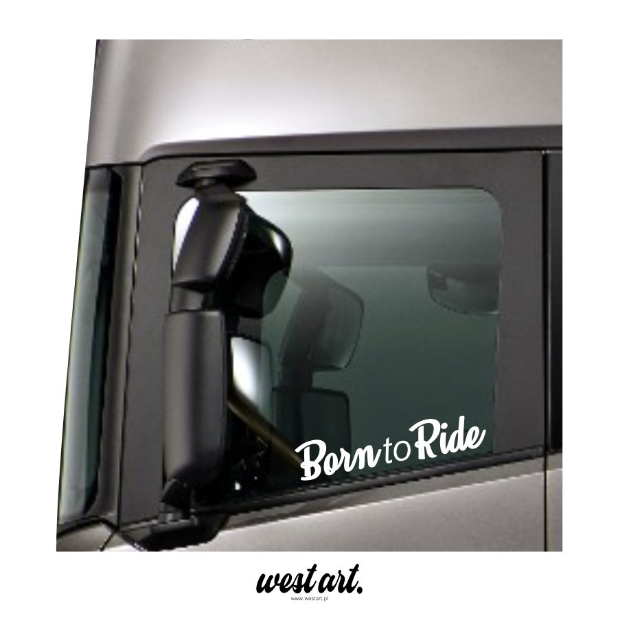 Naklejka na tira szybę Eat Sleep Driver Repeat, Naklejki na tira ciężarówkę.